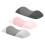 Classical Memory Foam Lumbar Support Cushion for-Black and gray 2