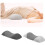 Classical Memory Foam Lumbar Support Cushion for-Black and gray 3