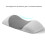 Classical Memory Foam Lumbar Support Cushion for-Black and gray 7