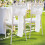 Polyester Chair Sash Bows for Elegant Wedding Decors-grey 7