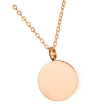 Elegant Pet Memorial Jewelry Urn Pendant Necklace-Rose Gold