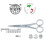 Barber scissors 6" KIEPE PRO CUT 1