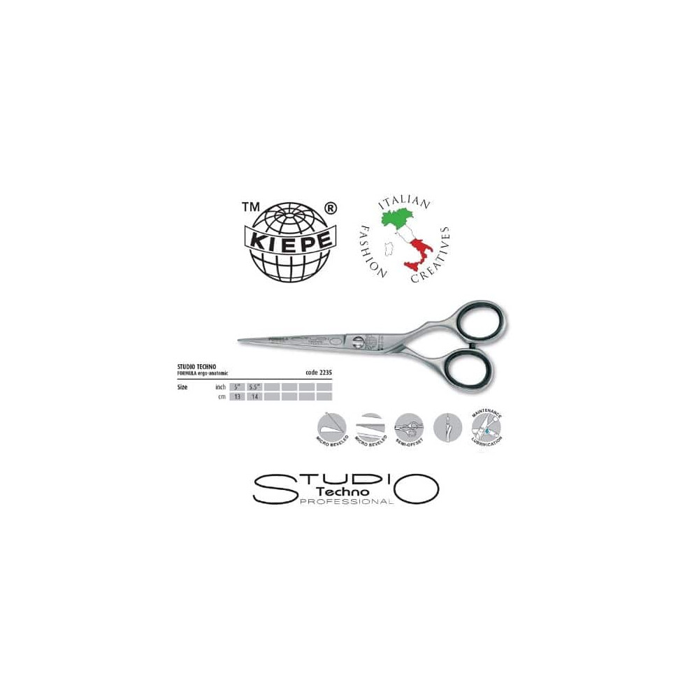 Kiepe Hairdressing Scissors 5" Studio Techno Formula Offset