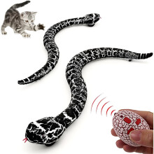 Serpente RC con telecomando a infrarossi, animali finti e realistici, giocattoli spaventosi per scherzi, regali di compleanno per bambini.