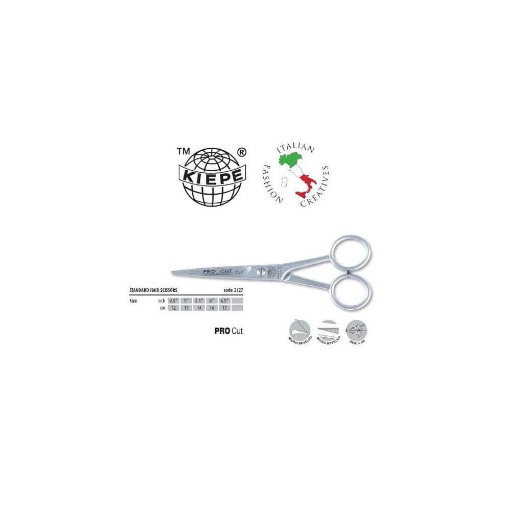Kiepe Barber Scissors 6.5" Pro Cut