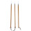 3Pcs Pincéis Caligrafia Chinesa Para Tinta 1