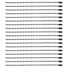 100 Pcs Hållbara Etikettkedjor Väskkedjor Hängande Järnkedjor