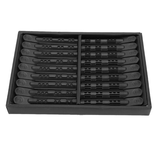 18 Stück Haarrollen DIY Curler Schwarz Profi 1