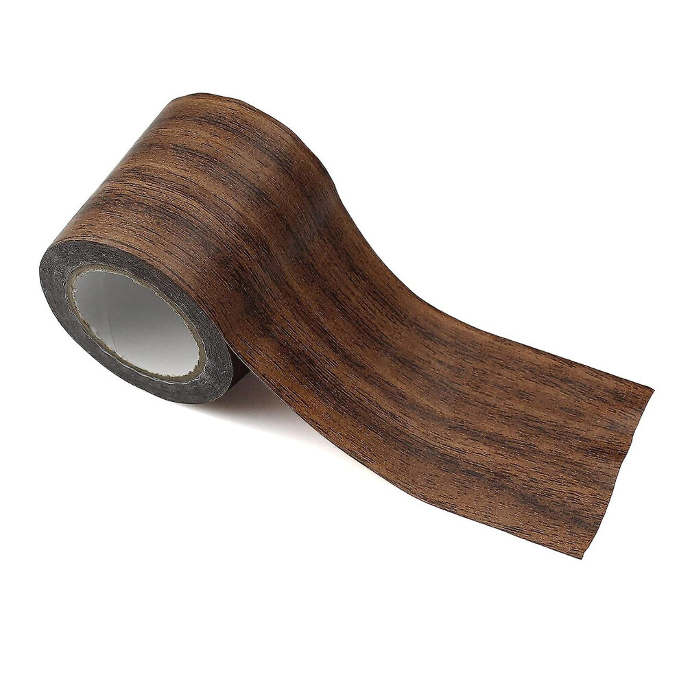 Self Adhesive Realistic Wood Grain Tape For Furniture Makeovers, Versatile Repair Solution For Cabinets Floors 8Cm X 4.57M 9012352583309