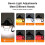 (Black) Outdoor Lighting Camping Light USB Rechargeable Horse Lantern 4