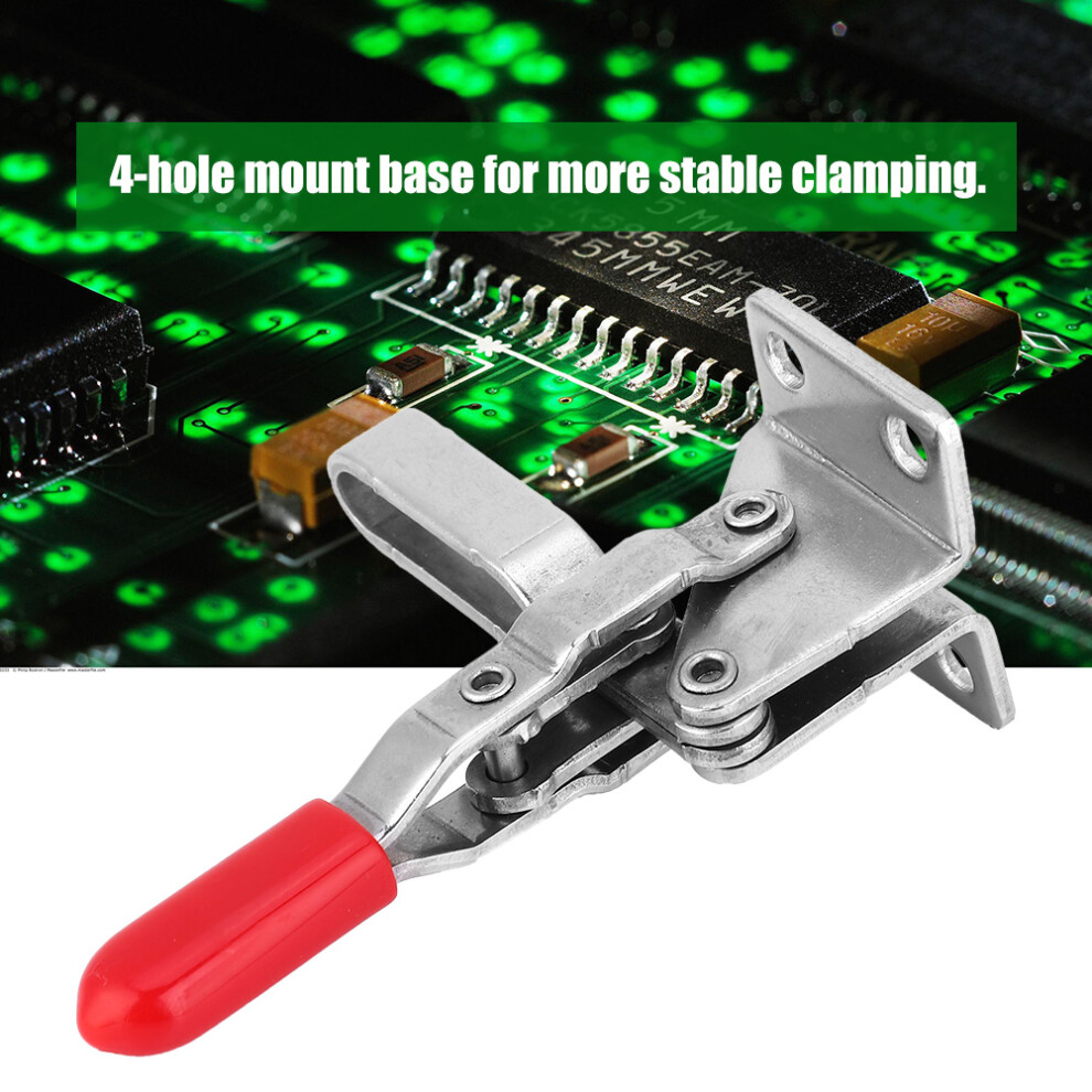 Sus304 Quick Release Toggle Clamp Mechanical Fixture Holder 60Kg Capacity 7641364000959
