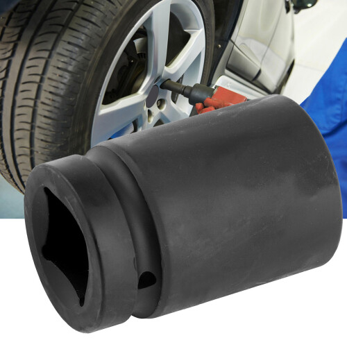 42CrMo Pneumatic Impact Socket 1 Inch, Blackened, 80mm