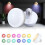 (2Set) RGB 3AA Battery Operated LED Puck Light with E26 Screw, Wireless Timer Dimmable, 13 Color Options 2
