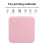 203DPI Portable Bluetooth Thermal Printer 58mm Pink 10