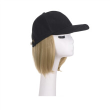 Hat Wig For Women Synthetic Short Straight Wig Baseball Cap Compatible Adjustable Cap Color 8