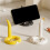 Cute Cats Phone Stand MultiPosition ABS Plastic-Milky white 6