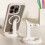 Cute Cats Phone Stand MultiPosition ABS Plastic-Milky white 5