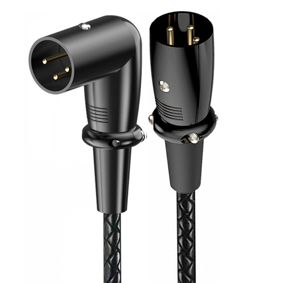 Professional 3Pin Male To Male Cable-5M Straight To The Elbo 7754000521043