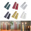 4PCS Vibranted Colored Taper Candle Not Drip Formula-Gold 25cm 3