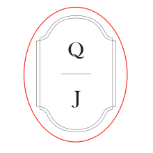 Placa de endereço elegante, em alumínio maciço com superfície altamente refletora, design exclusivo para diversas aplicações.