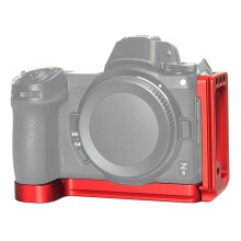 Aluminiumlegierung L-Form Schnellbildplatte für Z7 Z6 Kamera (Rot)