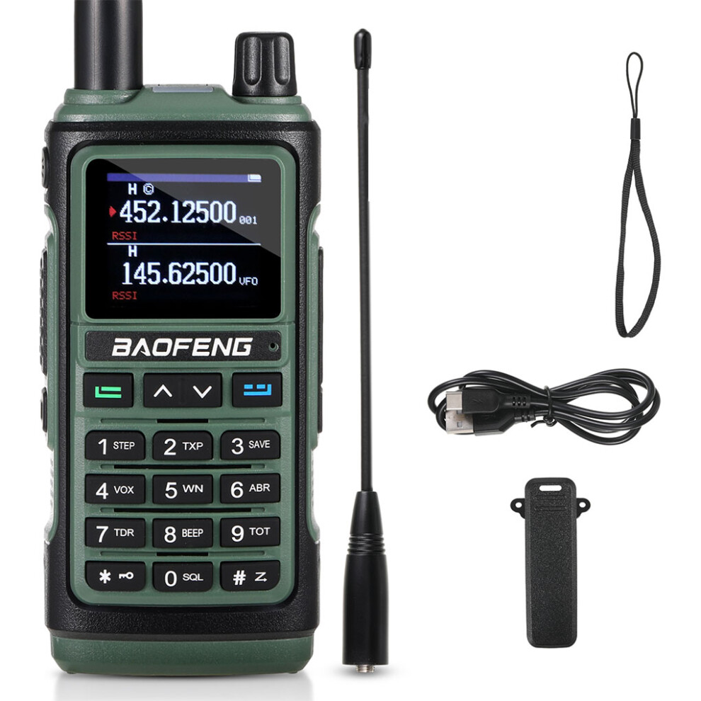 (Green) Air Band Radio Stay Connected With Pilots And Aviation Enthusiasts Green