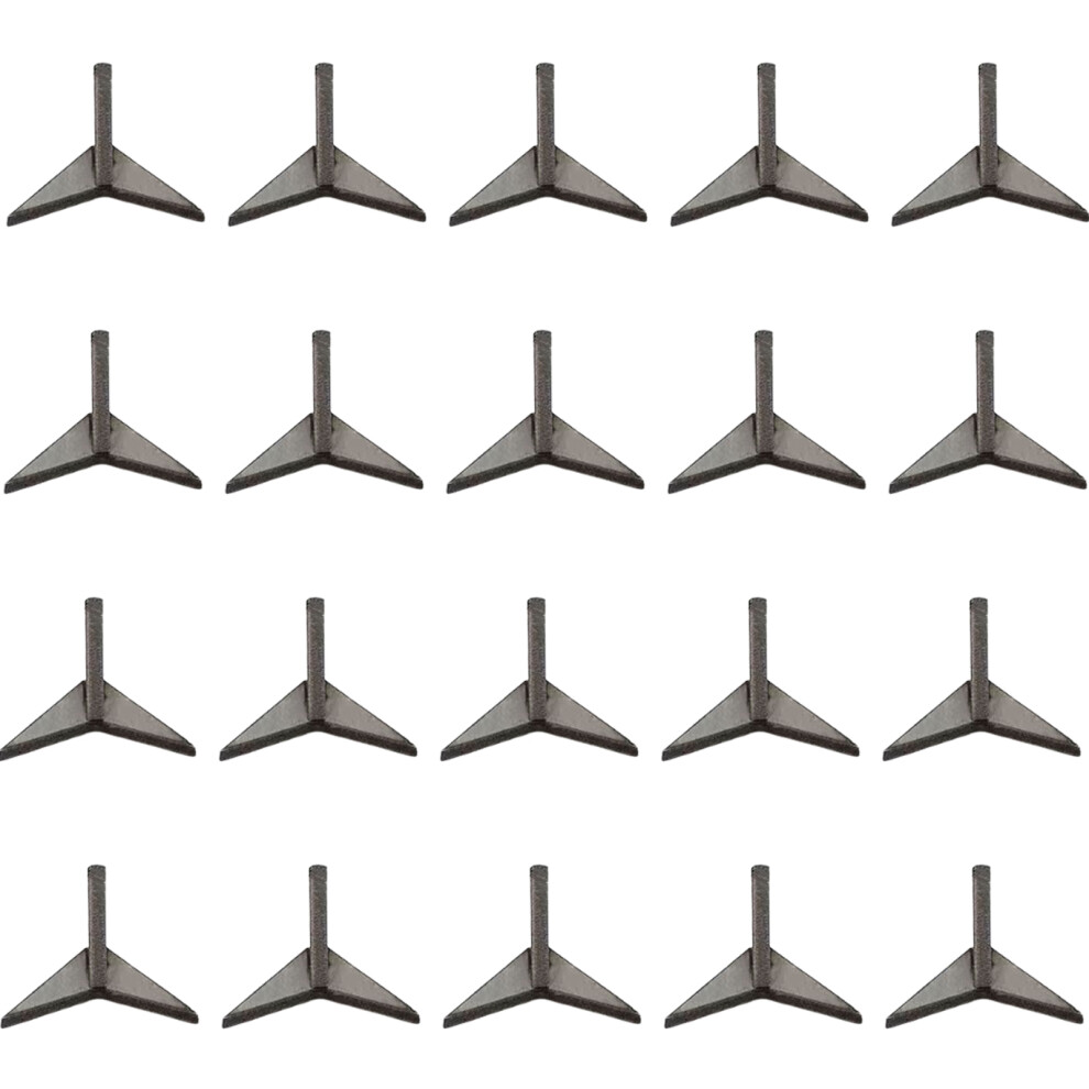 (Twenty packs) Portable Tire Puncture Spikes Heavy-Duty Stainless Steel Triangle