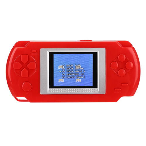 268 in 1 Color Screen Handheld Game Console Kids Puzzle, Red 1