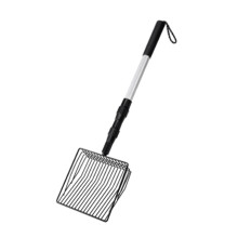 Cats Litter Scoops Extendable Metal Sifter Hollow Deep Shovel