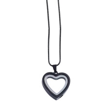 Heart Ashes Locket Memorial Jewelry Cremation Box Daily-Black