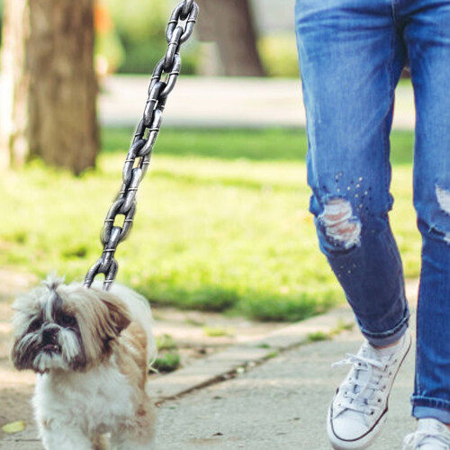 MultiPurpose Pet Leash 5ft Long Looks Strong and Heavy-Bronze 2