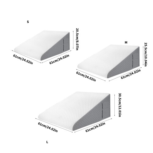 Relief Triangles Bed Pillow Memory Foam Wedge Pillow for-M 2