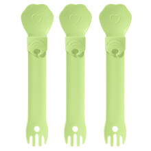 3PCS Treat Food Squeezer Spoon for Treat Cats Treat-Green