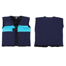 Children's Swim Float Suit Vest Jacket for Kids 1-6 Years (Blue L)