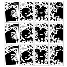 Pochoirs en plastique réutilisables, motif Halloween pour la peinture sur bois et les graffitis muraux, faciles à utiliser, propres et durables,