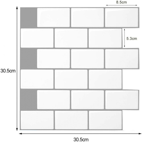 Πλακάκια backsplash χαμηλής συντήρησης, αποκολλημένα και κολλημένα, αναβαθμίστε την 1