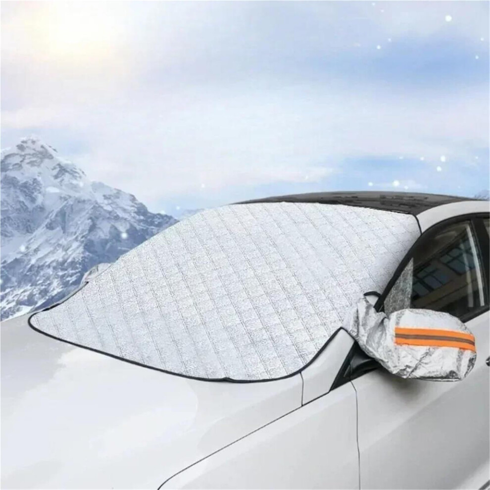 Car Windshield Cover Five Magnets Universal Fit Winter Thickening Snow Shade Windscreen Cover 9339159464885