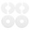 4St Ppr Buisafdekking, Witte Muurflens Decoratieve Afdekplaat 11