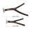 3lots Chewing Exercise Stick Pet Parrots Stand Solid Wood-15CM 4