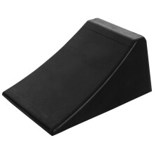 Wheel Chock Voor Trailer: Zwart Antislip Rubberen Bandenblok Met