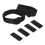 1Set Elastische Straps Zwart Nylon, Verstelbare Anti-Slip 1