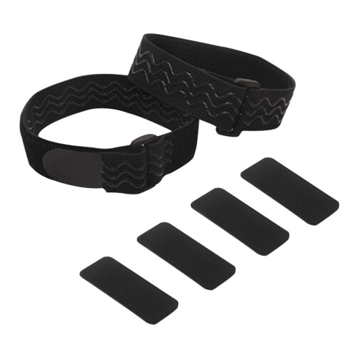 1Set Elastische Straps Zwart Nylon, Verstelbare Anti-Slip