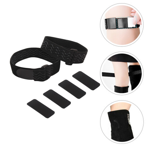 1Set Elastische Straps Zwart Nylon, Verstelbare Anti-Slip 2