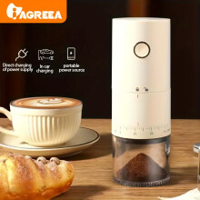(1pc) IAGREEA coffee grinder, food processing machine mixer, adjustable, with 38 precise grinding settings, coffee bean