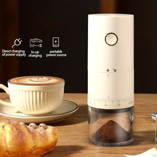 (1pc) IAGREEA coffee grinder, food processing machine mixer, adjustable, with 38 precise grinding settings, coffee bean 2