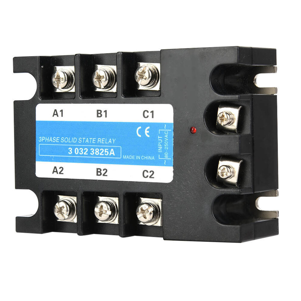 Three Phase Solid State Relay 25A 80-250Vac For Cnc Machinery Ssr3 Berm-3 8481364011703