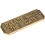 Tor-Schild 160x55x4mm Altgold mit Schrauben 1