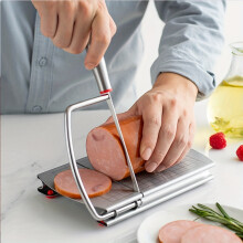 (1pc, Cheese Slicer) [Stainless Steel Cheese Slicer] Heavy Duty Stainless Steel Cheese Slicer & Butter Cutter - 1pc Manual Kitchen Gadget wit