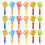 24 Pièces Maracas Colorées En Pour Événements 10