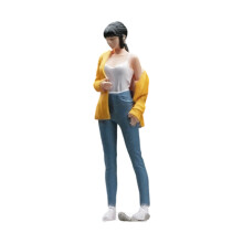Precisions Craft 1/64 Resins Miniature Figures for-Sling girl